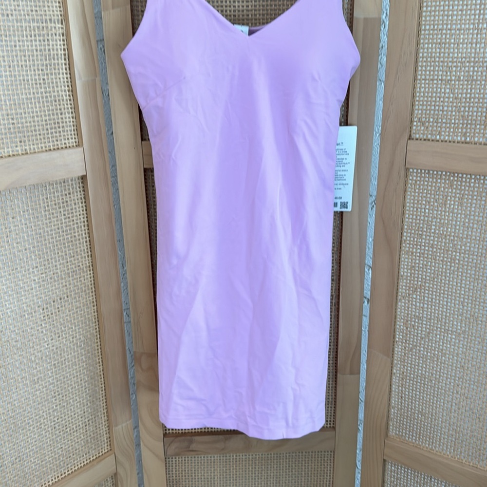 NWT LULULEMON ALIGN DRESS SIZE 6 BUILT IN LINER SHORT 4” VITP VITA PINK SMALL - Picture 3 of 7